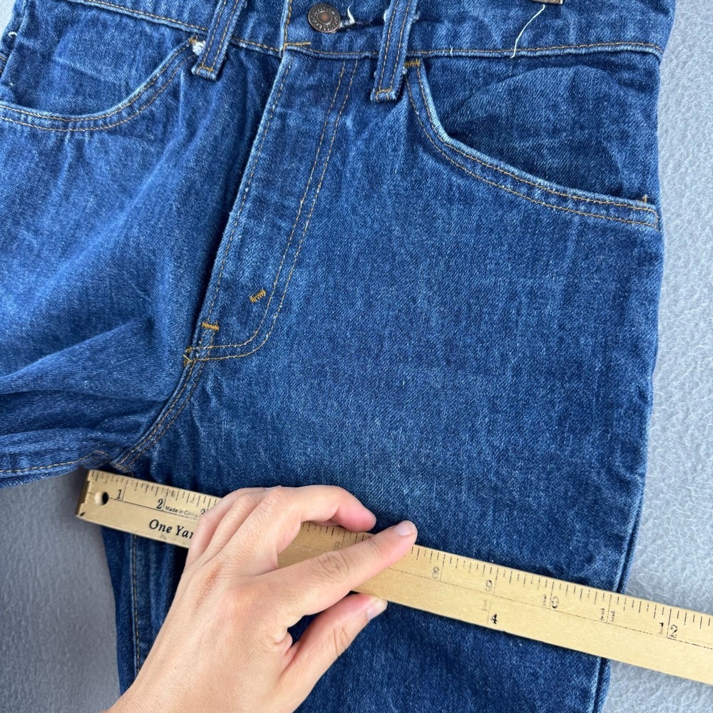 Vintage Levis Jeans Mens 30x32 (Fits 28x31) Orange Tab 80s 519 Straight USA MADE - Picture 14 of 16
